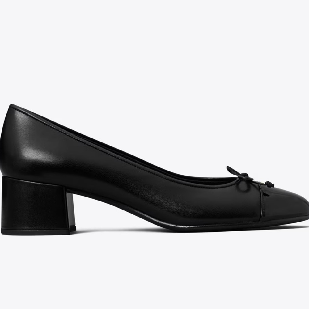 NEW Tory Burch Cap Toe Pumps - Picture 2 of 9